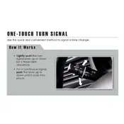 Acura ILX Hybrid One-Touch Directional Signal 2013 Sedan manual cover