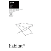 Habitat Oken 902243 Table manual cover