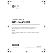 LG LDP7708BD LDP7708BD.ABDESNA Dishwasher manual cover