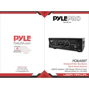 Pyle PCAU48BT Amplifier manual cover