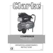 Clarke 2323000 Rebel 35 Air Compressor manual cover