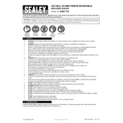 Sealey SA27.V3 Drill manual cover