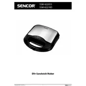 Sencor SSM 4220SS Sandwich Maker manual cover