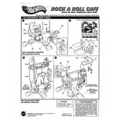 Hot Wheels Mattel Rock and Roll Cafe 88463 Toy manual cover