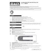 Sealey SMS7P Protractor manual cover