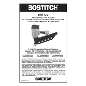 Bostitch BRT130 Nailer manual cover