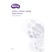 BenQ PU9530 manual cover