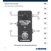 TC Electronic SPECTRACOMP COMPRESSOR manual cover