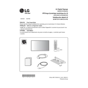 LG 55XF3E 55XF3E-B.AUS Signage manual cover