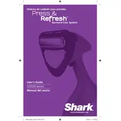 Shark Press & Refresh GS500 Steamer manual cover