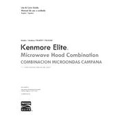 Kenmore 83383 790.8037 Microwave manual cover