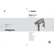 Bosch EasyImpact 600 Drill manual cover