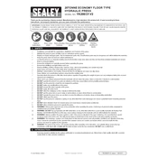 Sealey YK20ECF.V2 Hydraulic Press manual cover