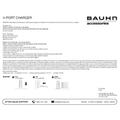 Bauhn 4-Port Charger 55676 manual cover