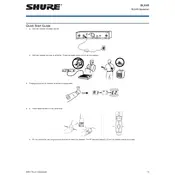 Shure BLX4R Microphone manual cover