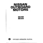 Nissan NS40D2 Outboard Motor manual cover