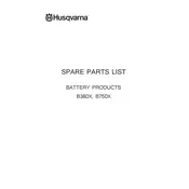 Husqvarna B750X Charger manual cover