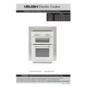 Bush 2139405 BFEDC50B Cooker manual cover