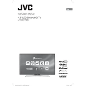 JVC LT-43C770(B) manual cover