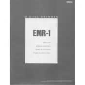 Yamaha EMR-1 Drums manual cover