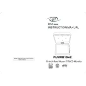 Pyle PLVWR1542 Monitor manual cover