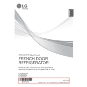 LG LFX28968D Refrigerator manual cover