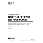 LG LRBCC1204S Refrigerator manual cover