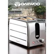 Daewoo Deauville 2 Slice Toaster SDA1786 Toaster manual cover