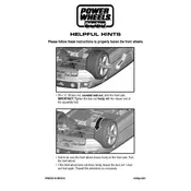 Power Wheels Mattel Pearl Ford Mustang J9562 Toy manual cover