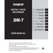 Olympus DM-7 manual cover