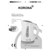 Korona 20111 Kettle manual cover