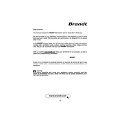 Brandt DFH745WE1 Dishwasher manual cover