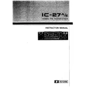 Icom IC-27E Transceiver manual cover