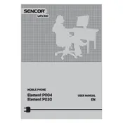 Sencor Element P004 Phone manual cover