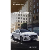 Hyundai Sonata Hybrid 2018 Sedan manual cover