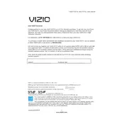 Vizio E32VL TV manual cover