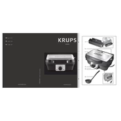 Krups BRUXELLES WD600851 Waffle Maker manual cover