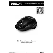 Sencor SVC 9050BL Vacuum Cleaner manual cover