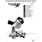 Woodstar SX 10 3901102000 Saw manual cover