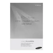 Samsung Blu-ray HT-BD1250 Series Home Theater System manual cover