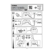 Yamaha HPH-W300 Headphones manual cover