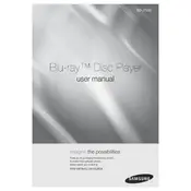 Samsung J7500 Series Blu-ray Player manual cover