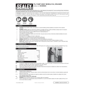 Sealey AK450DX Drainer manual cover