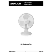 Sencor SFE 3010WH Fan manual cover