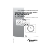 Worcester MT10RF 2009 Thermostat manual cover