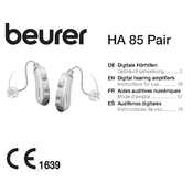 Beurer HA 85 Pair Hearing Amplifier manual cover