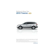 Chevrolet Traverse 2010 manual cover