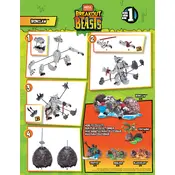 Mega Construx Mattel Breakout Beasts Ironclaw GCK36 Construction Set manual cover