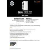 be quiet! Dark Base 700 White Edition Case manual cover