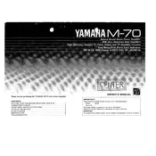 Yamaha M-70 Amplifier manual cover